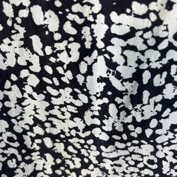 Zara Black & White Long Sleeve Dress - Picture 5 of 6